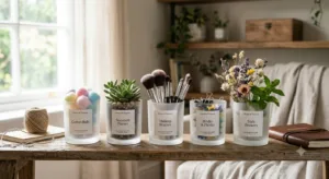 5 Creative Ways to Repurpose Empty Candle Containers