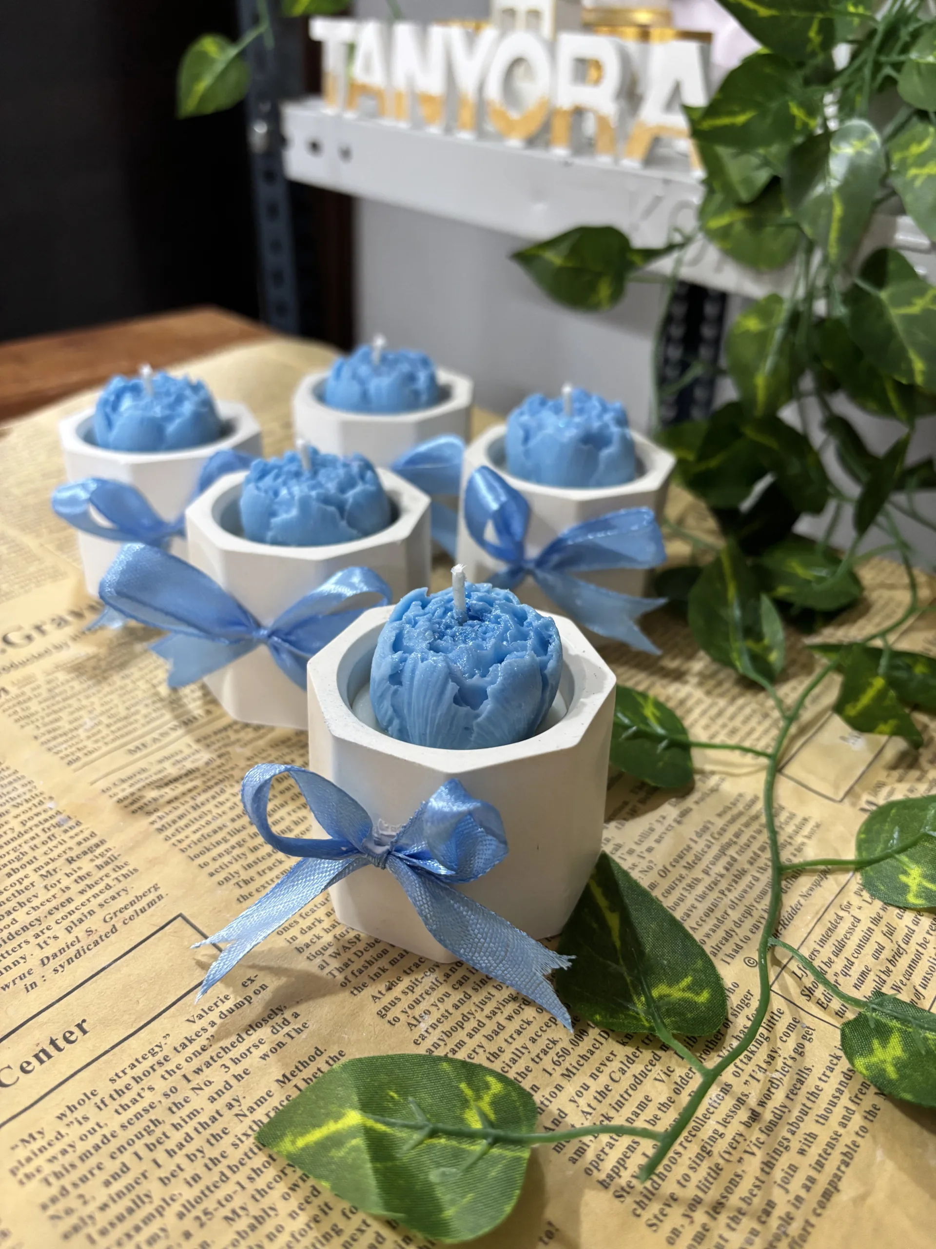 Floral Jar Candle - Image 2
