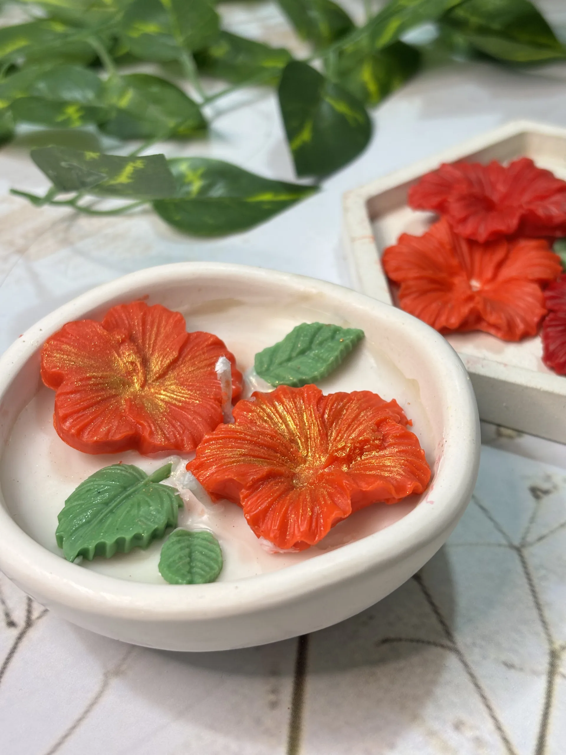 Hibiscus Bowl Candle