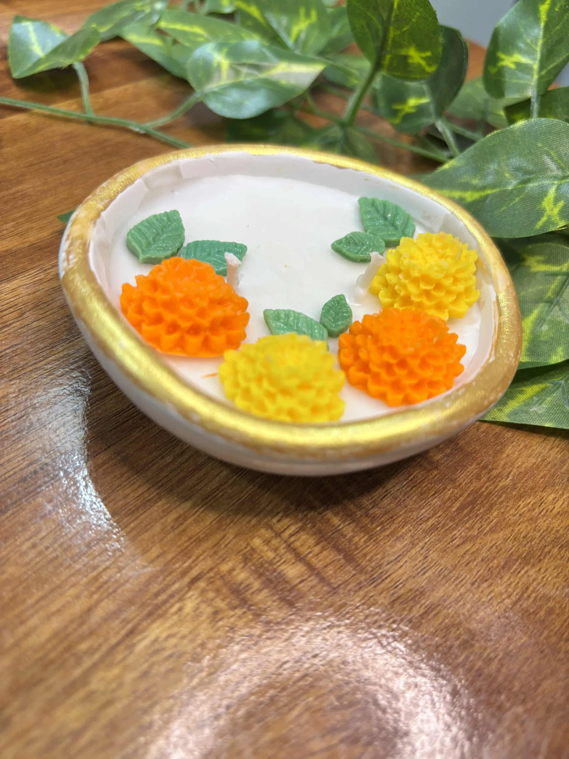 Marigold bowl candle - Image 2