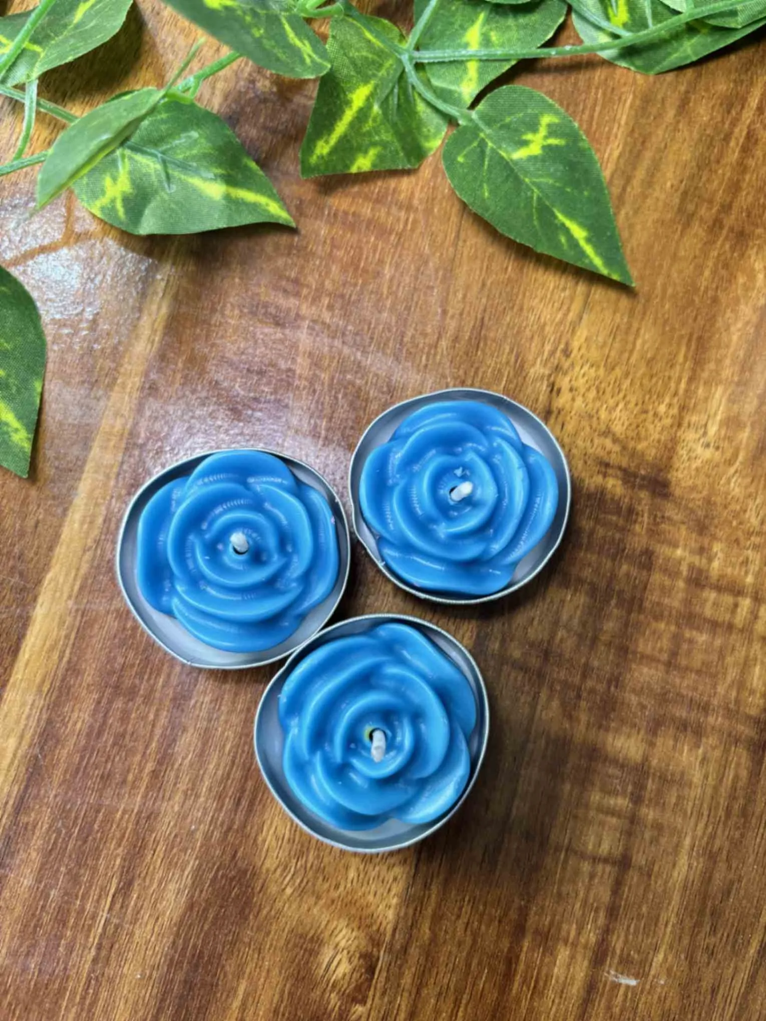 Rose aluminium tea light - Image 5