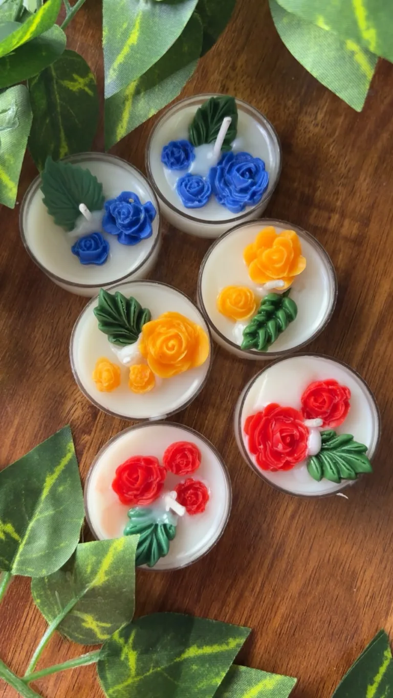 Rose Garden Tea Light (Set of 6 pcs)
